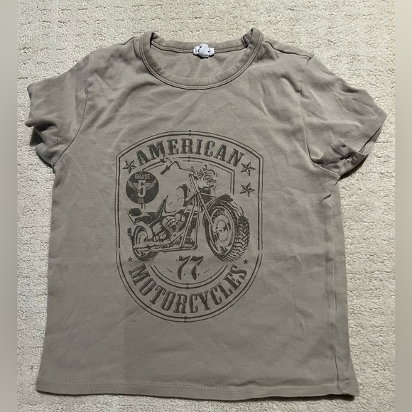 garage motorcycle baby tee - Picture 1 of 3